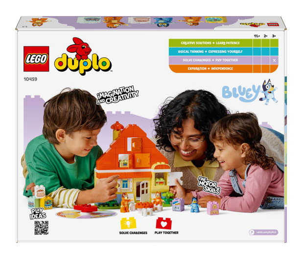 LEGO DUPLO 10459 Dom rodzinny Blue z grą pamięciową - 1331692 - zdjęcie 4